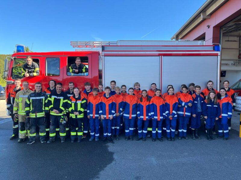 Jugendfeuerwehren aus den Gemeinden Neukirchen und Etzelwang üben 24 Stunden den Ernstfall