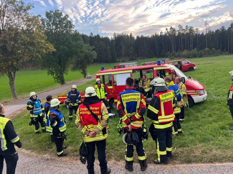 Wasserversorgung der Knackpunkt bei Brandschutzwochenübung in der Gemeinde Hirschbach