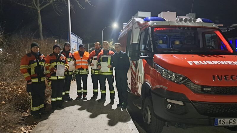 4 Neue Fahrer für die Feuerwehr Sorghof