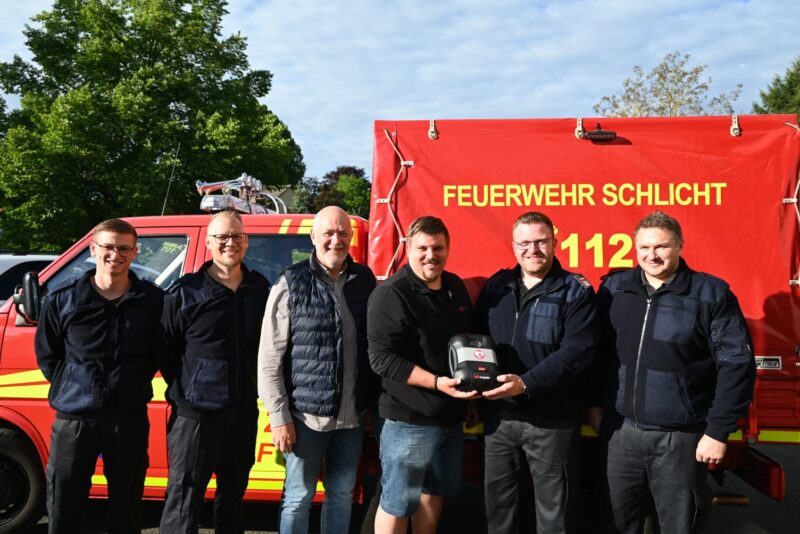 Feuerwehr Schlicht kann künftig auch im medizinischen Bereich unterstützen